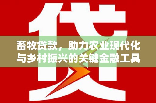 北投畜牧贷款，助力农业现代化与乡村振兴的关键金融工具