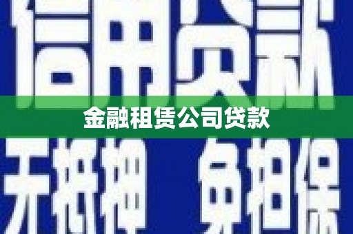 北投金融租赁公司贷款