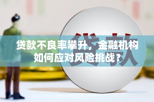 北投贷款不良率攀升，金融机构如何应对风险挑战？