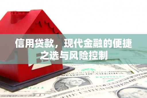 北投信用贷款，现代金融的便捷之选与风险控制