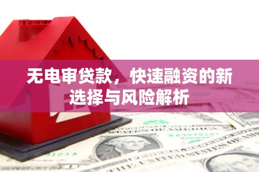 北投无电审贷款，快速融资的新选择与风险解析