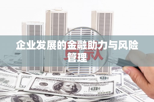 北投企业发展的金融助力与风险管理