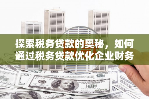 北投探索税务贷款的奥秘，如何通过税务贷款优化企业财务