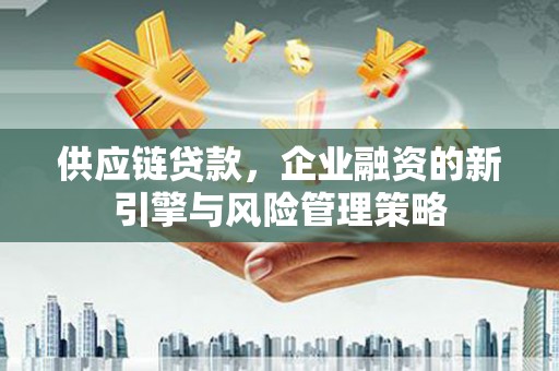北投供应链贷款，企业融资的新引擎与风险管理策略