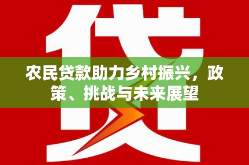 北投农民贷款助力乡村振兴，政策、挑战与未来展望