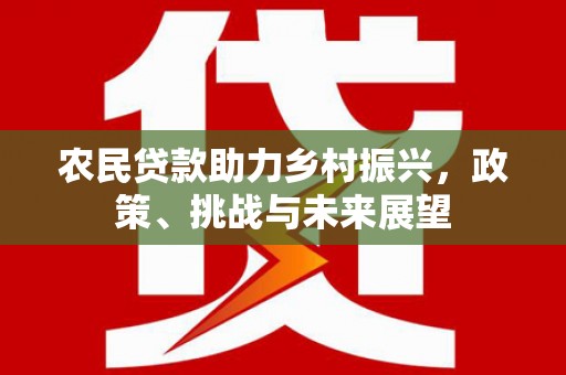 北投农民贷款助力乡村振兴，政策、挑战与未来展望