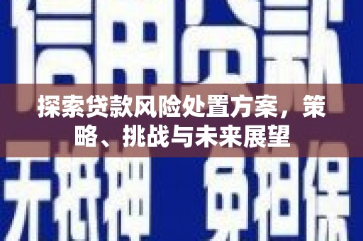 北投探索贷款风险处置方案，策略、挑战与未来展望