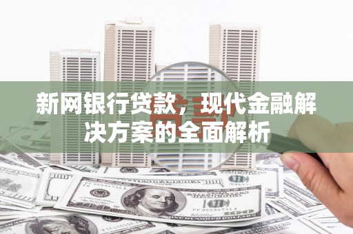 北投新网银行贷款，现代金融解决方案的全面解析