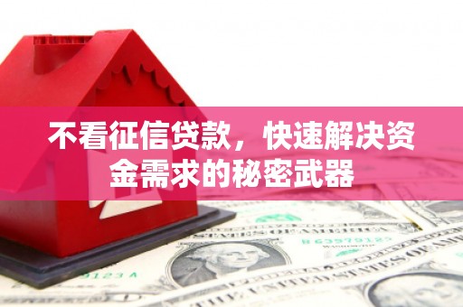 北投不看征信贷款，快速解决资金需求的秘密武器