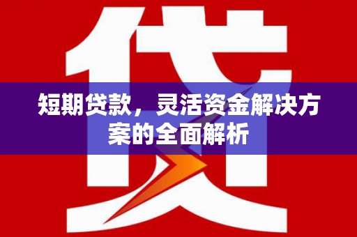 北投短期贷款，灵活资金解决方案的全面解析