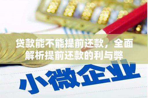 北投贷款能不能提前还款，全面解析提前还款的利与弊