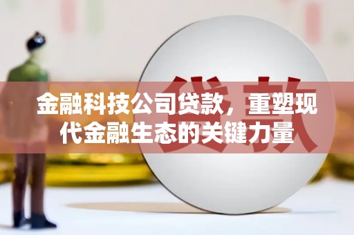 北投金融科技公司贷款，重塑现代金融生态的关键力量