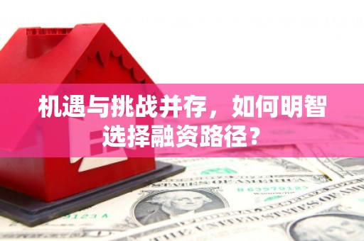 北投机遇与挑战并存，如何明智选择融资路径？