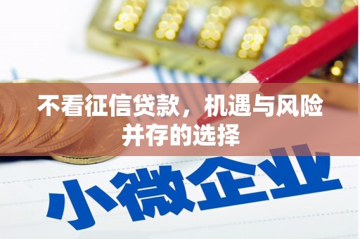 北投不看征信贷款，机遇与风险并存的选择